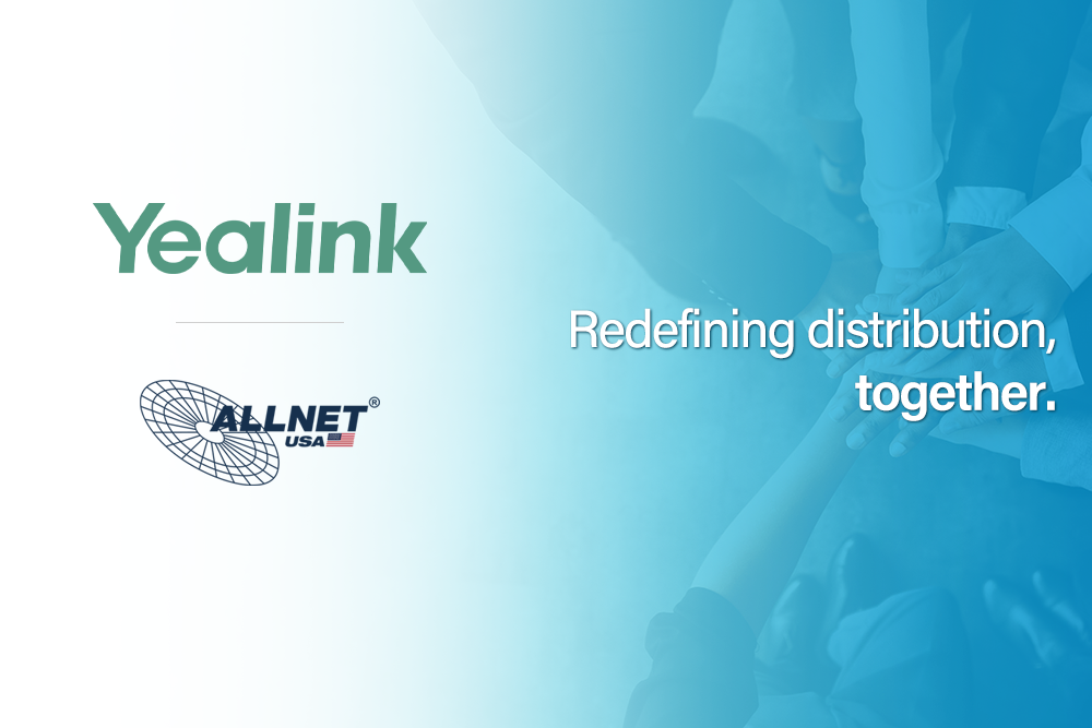 Yealink and ALLNET Partner Distribution Banner