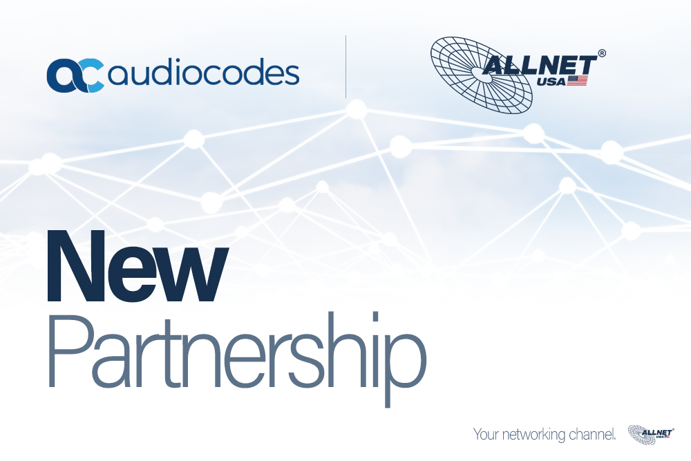 audiocodes and ALLNET USA New Partnership Banner